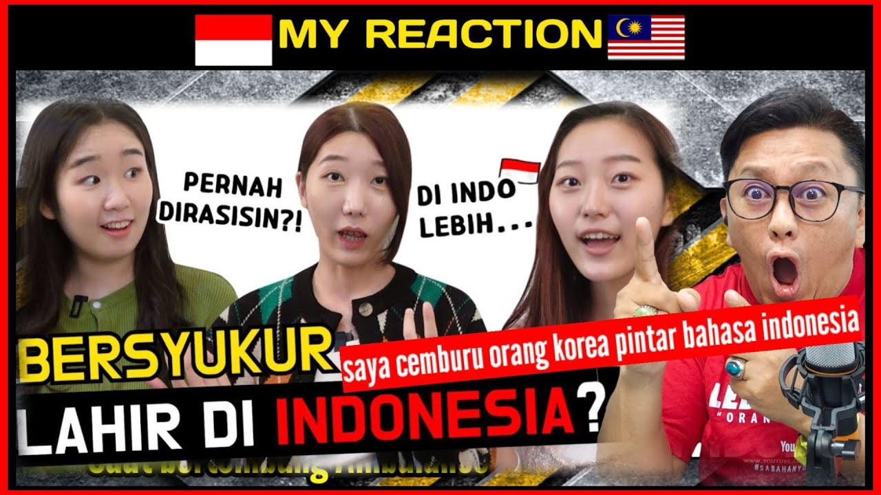 KAKAK ADIK KOREA 20 TAHUN DI INDONESIA | JIWANYA INDONESIA BANGET | MALAYSIA REACTION