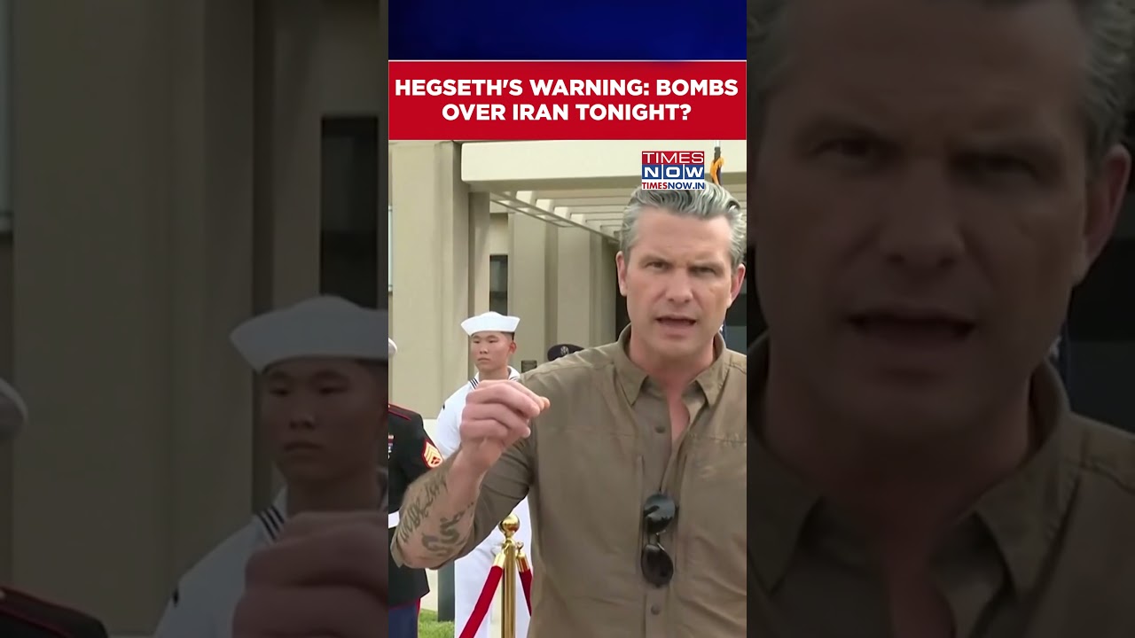 Pete Hegseth Warns: &lsquo;CENTCOM Busy Tonight&rsquo; As Trump Threatens Major Iran Strike #shorts