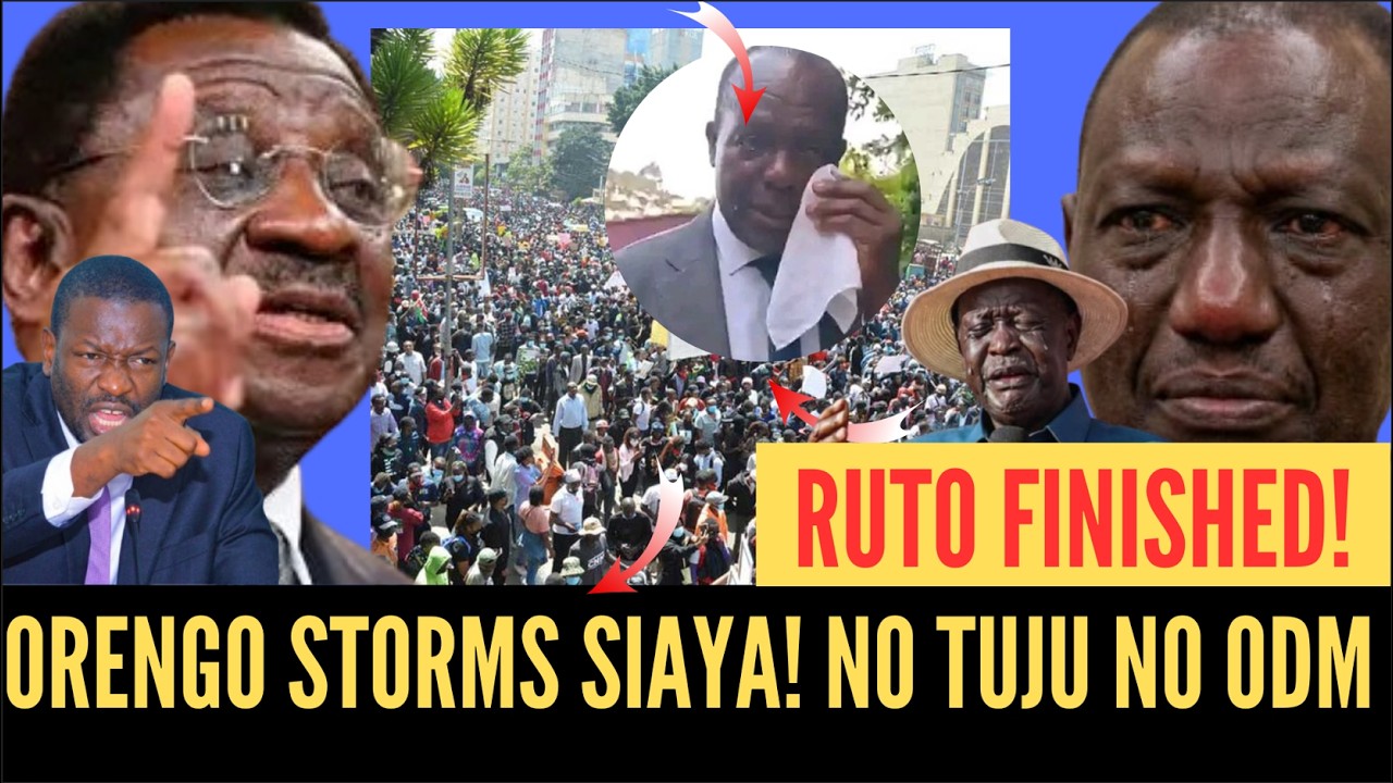 NI KUBAYA! ORENGO’S SIAYA TSUNAMI SEND WANGA,OBURU INTO HIDING! —RUTO PANIC, MT KENYA & NYANZA UNITE