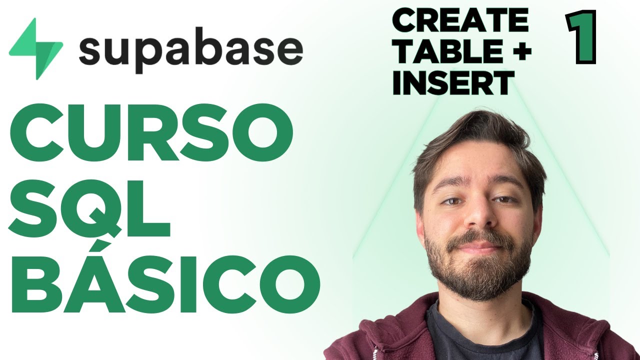 [Curso SQL Básico] Aula 1/5: Criar tabela e inserir dados