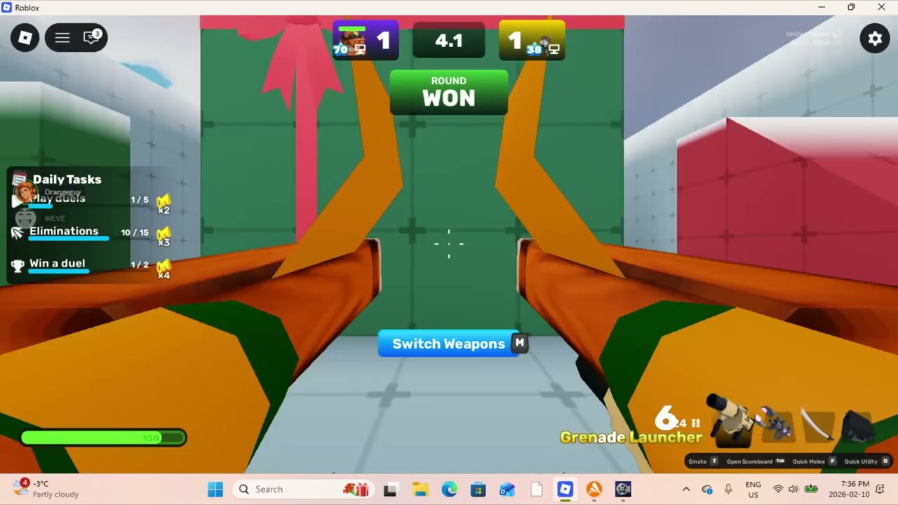 ME AND WEVE PLAYING RIVALS!!!!😊😁