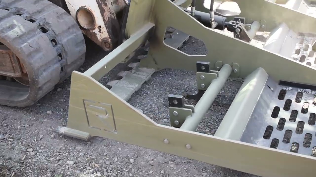 See Our Skid Steer Leveler Attachment In Action | Roadrunner Equipment
