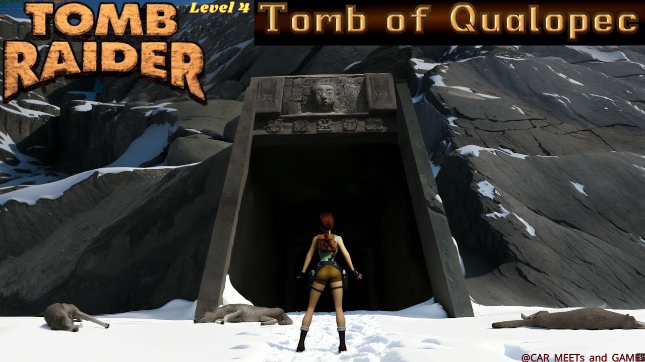 Tomb Raider Remastered | Level 4 Tomb of Qualopec | All Pickups and Secrets