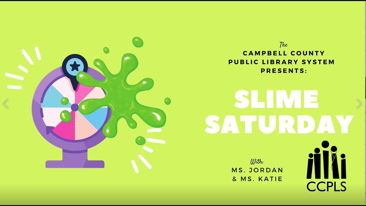 Slime Saturday - Summer Reading Congratulations - 2020