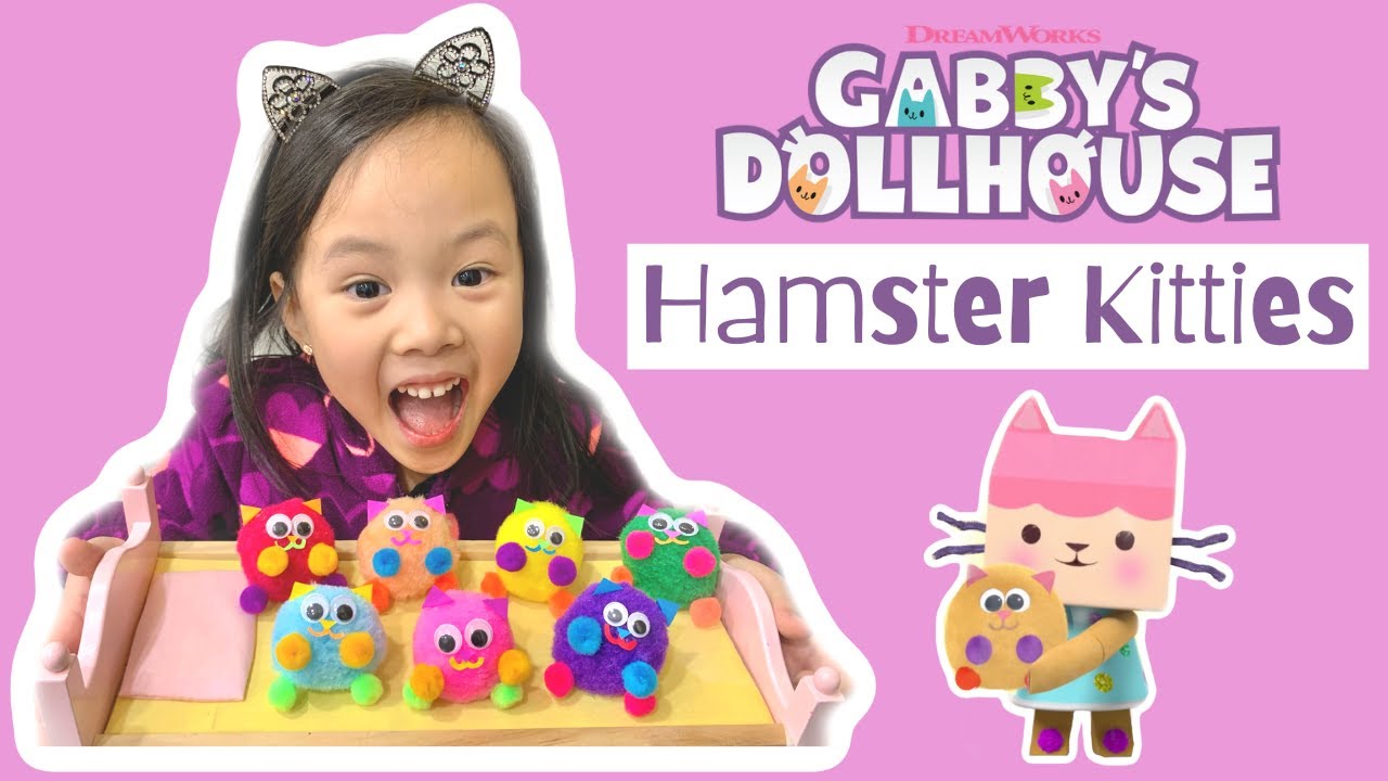 GABBY’S DOLLHOUSE | How to make Hamster Kitties | DIY craft’s tutorial