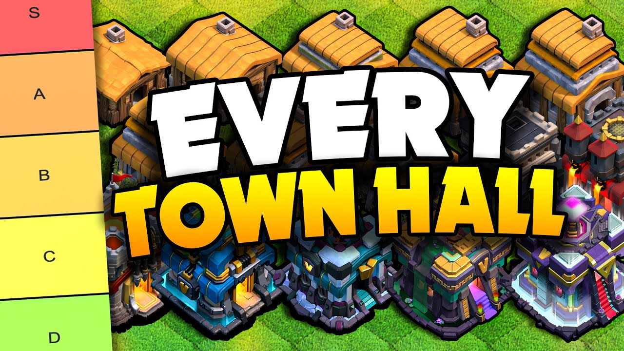 Ranking EVERY Town Hall in Clash of Clans #tierlist