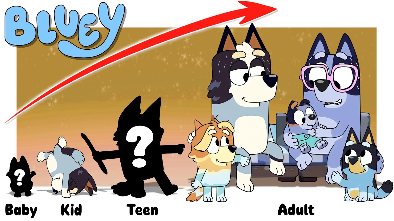 Bluey Grandpa Growing Up Full | Go WOW