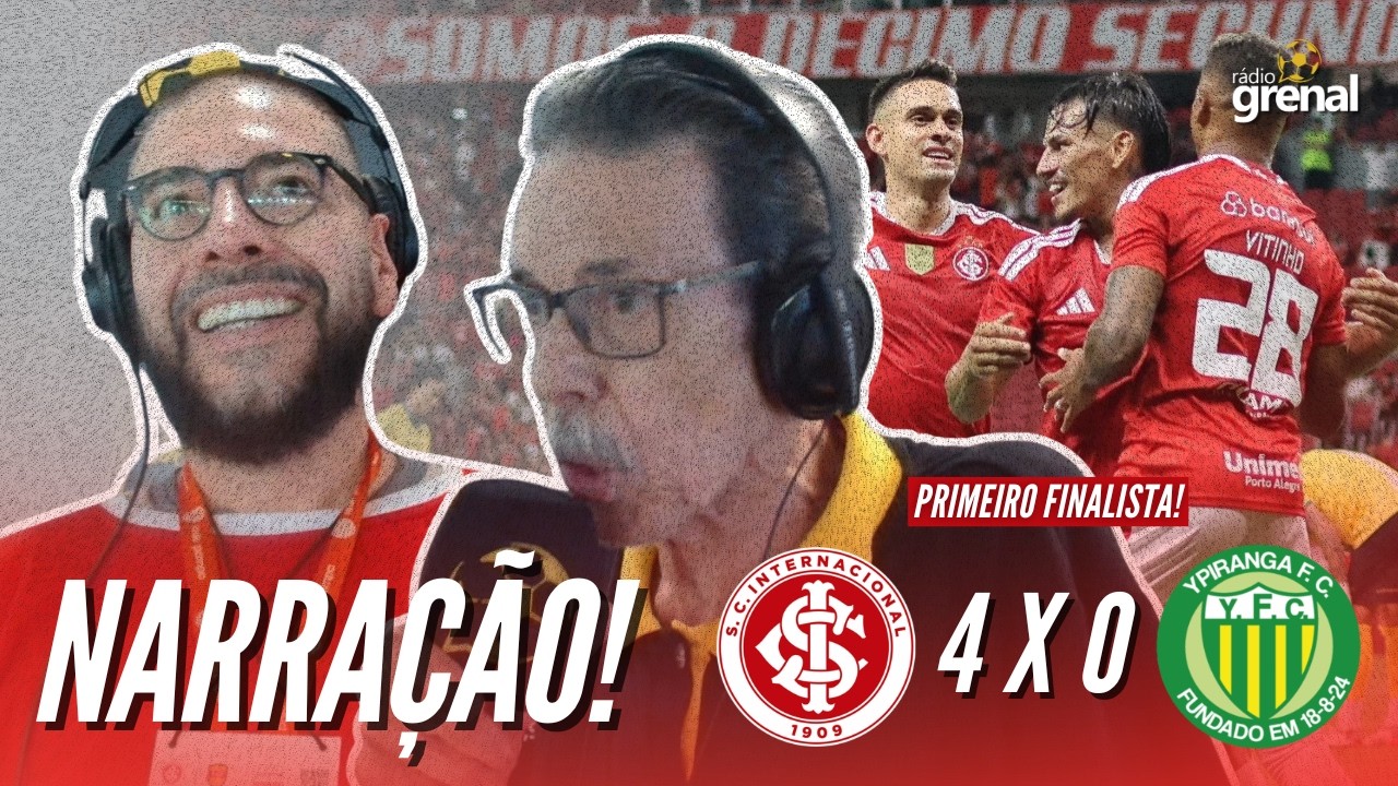GOLS DE INTER 4 X 0 YPIRANGA | NARRAÇÃO HAROLDO DE SOUZA | RÁDIO GRENAL