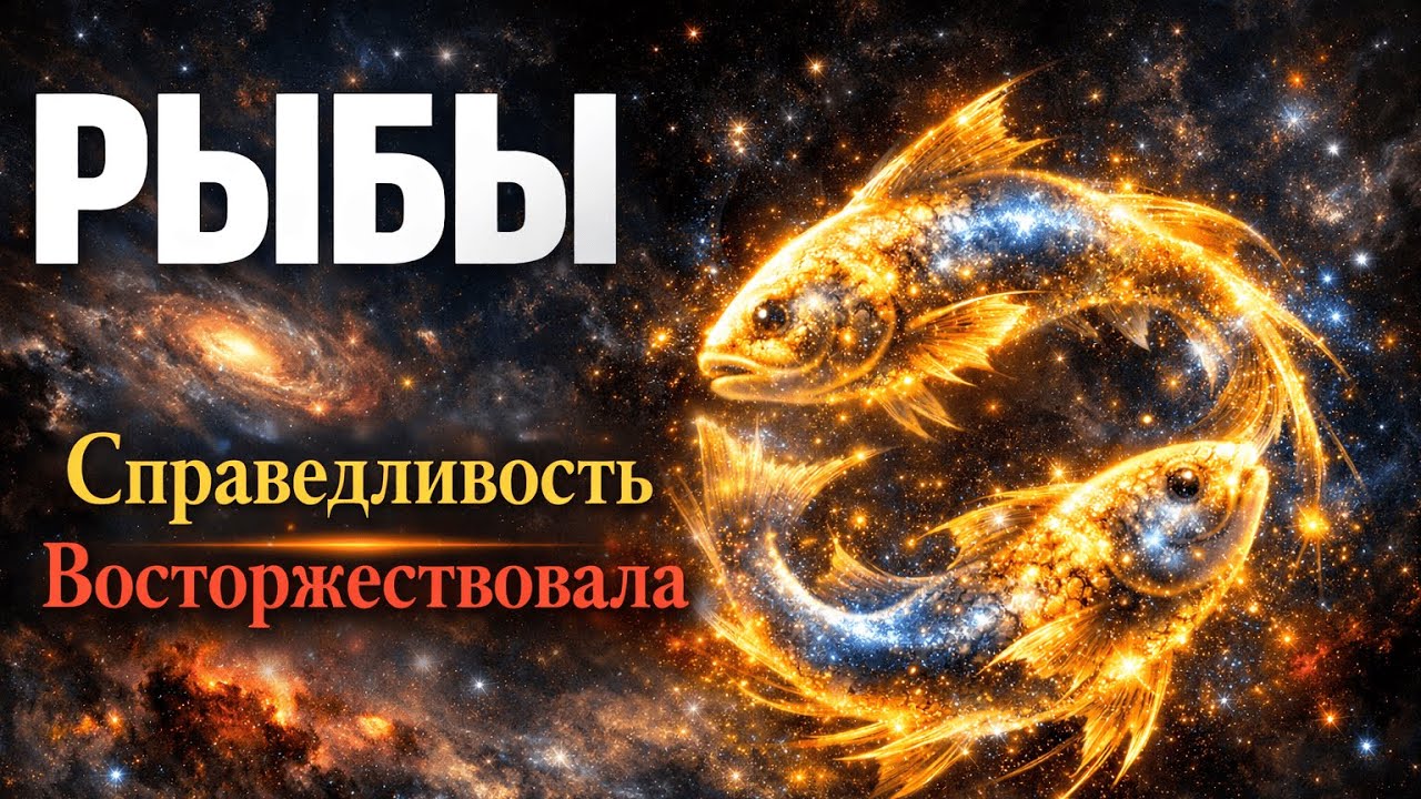 🔮 РЫБЫ: СПРАВЕДЛИВОСТЬ ВОСТОРЖЕСТВОВАЛА! Обидчики наказаны, а ты — на высоте. 🔮