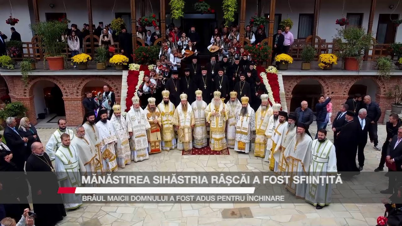 Mănăstirea Sihăstria Râșcăi a fost sfințită. Brâul Maicii Domnului a fost adus pentru închinare
