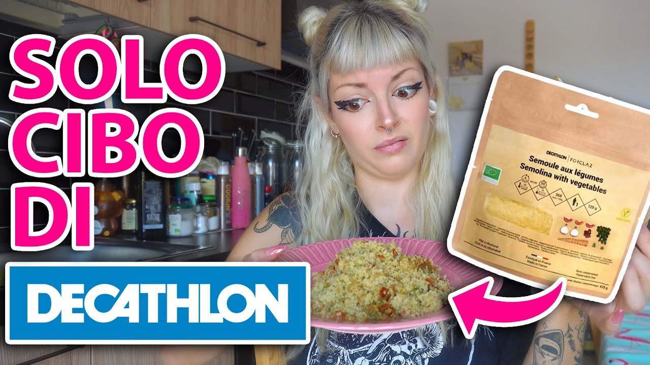 MANGIO SOLO CIBO DI DECATHLON PER 24 ORE!