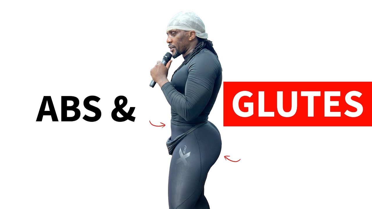 48-Minute No-Equipment ABS and GLUTES toning workout by The King Of Squat ​⁠@nyawolomshini21