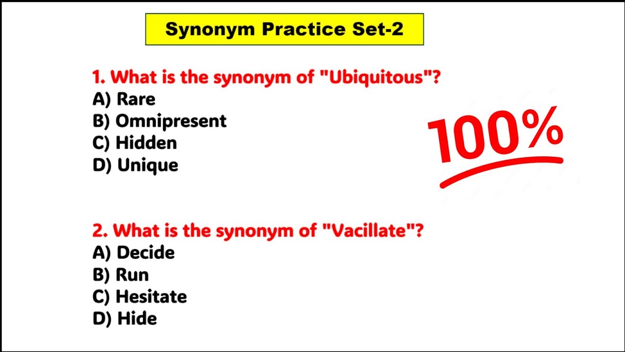 20 Important Synonyms Marathon | Set-2 | Board Exams Questions | Synonym Exercises 