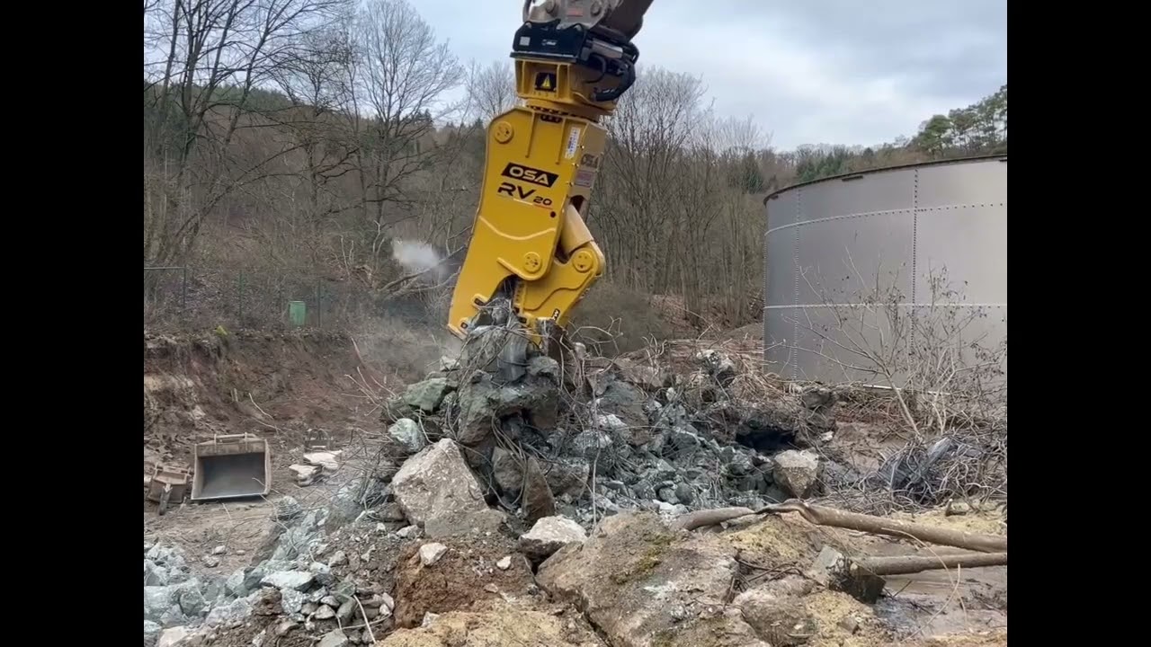 OSA RV20 drehbarer Abbruch Pulverisierer