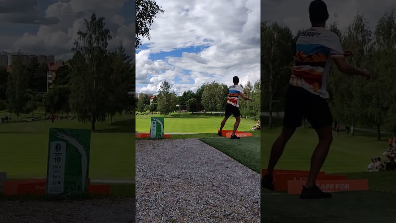 Anthony Barela - European Open 2023 - Hole 10 Tee shot (Slow Motion)