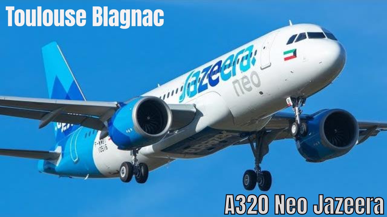 [Jazeera Airways] Airbus A320 Neo, Toulouse Blagnac Plane spotting , Eurospot 2021