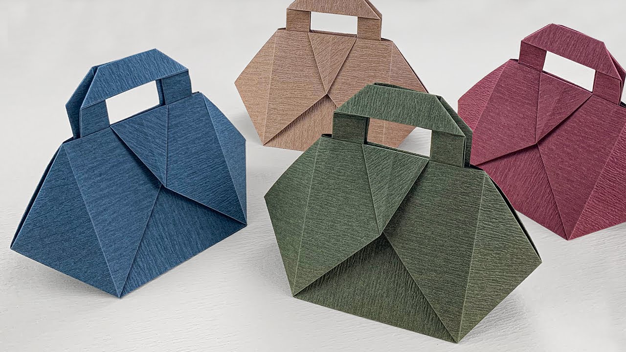 Gift Wrapping | 摺紙禮物袋 + 摺紙袋子教學（Origami Paper Bag）