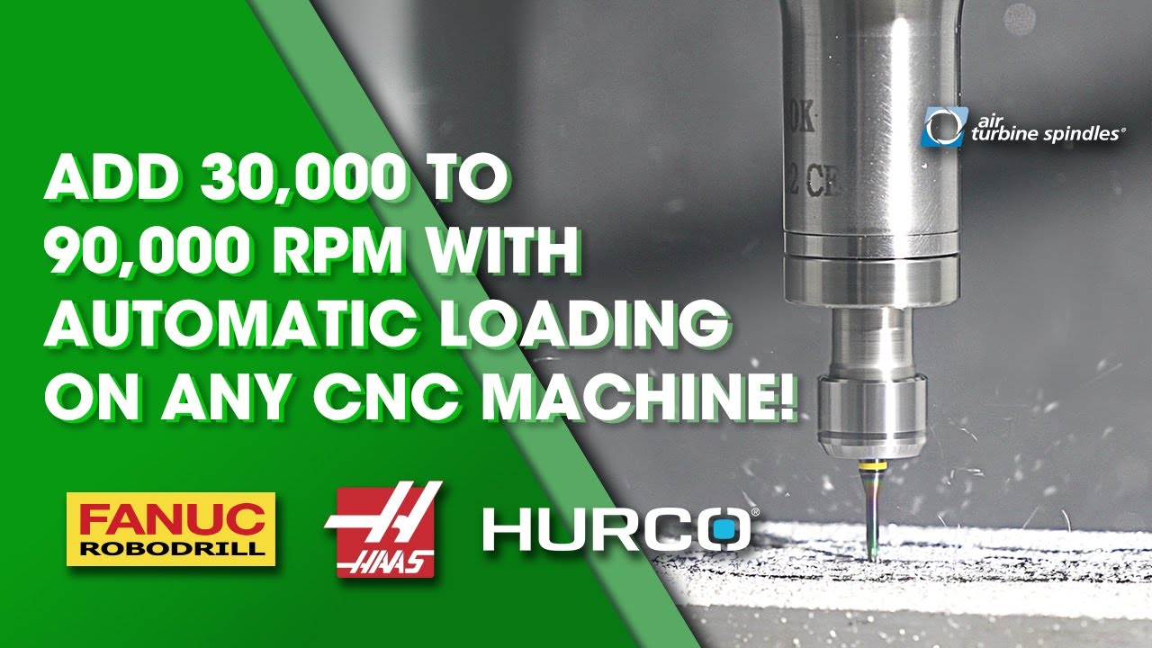 Add These High Speed Spindles to Your CNC for 5 X Faster Production