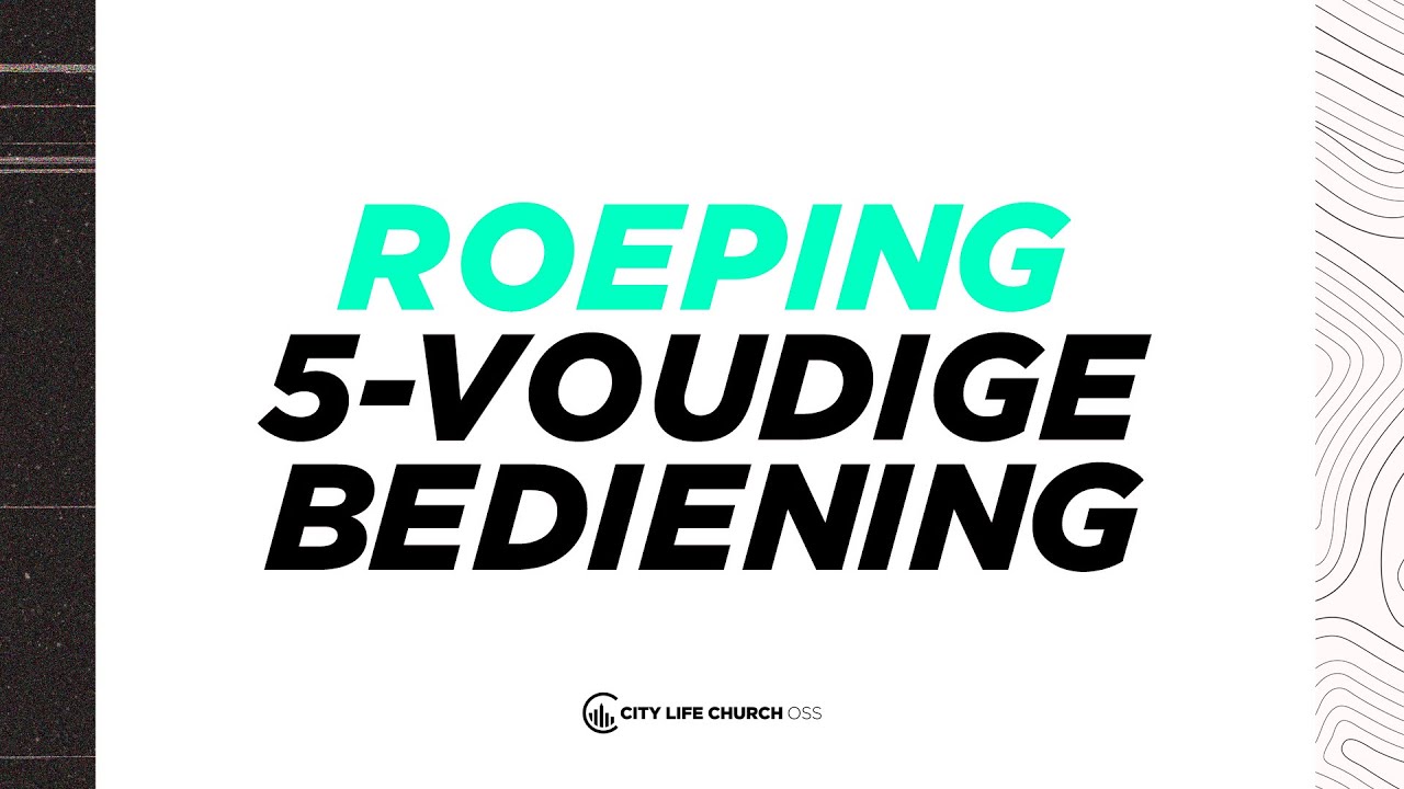 Roeping 5-voudige bediening