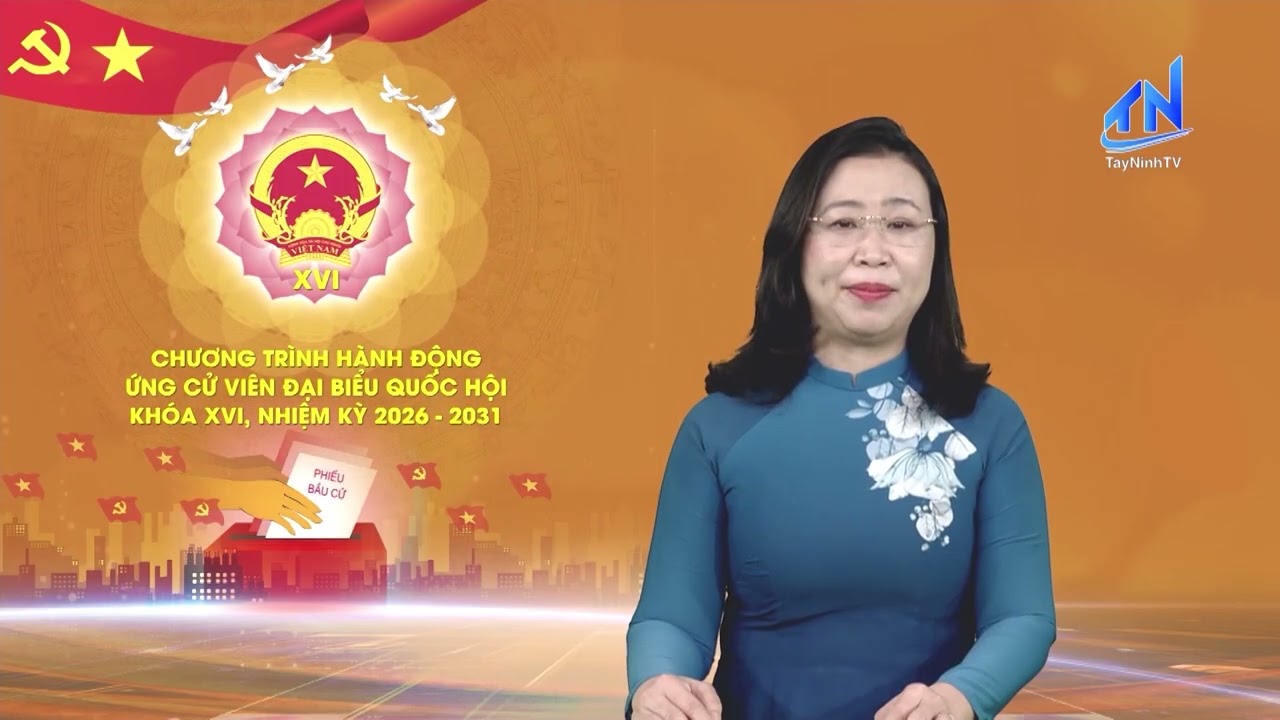 Bà Lê Thị Song An - Ứng cử viên ĐBQH khoá XVI - Đơn vị Bầu cử số 3 | TayNinhTV
