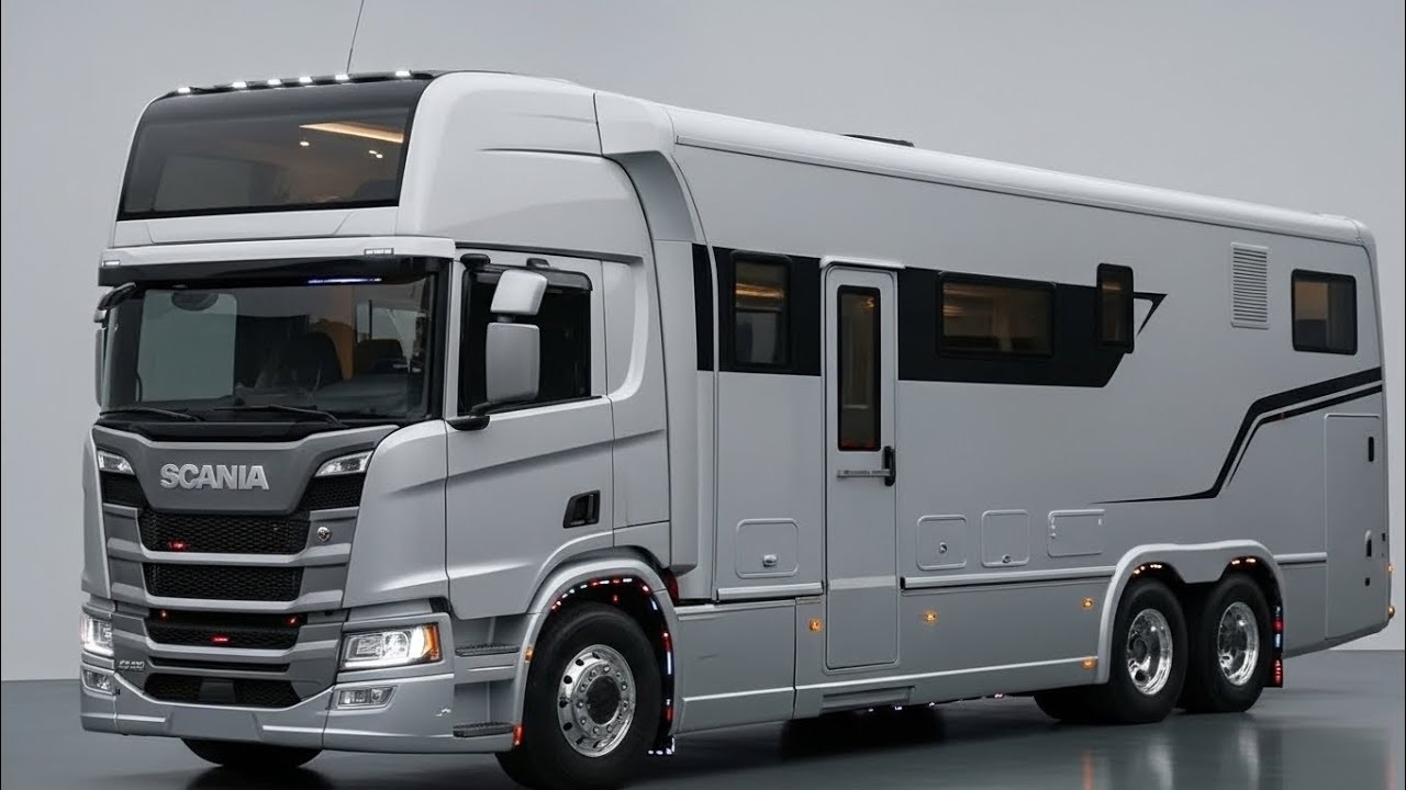 Двухэтажный автодом Scania 2026 года | Роскошная квартира на колесах за 5 миллионов долларов!