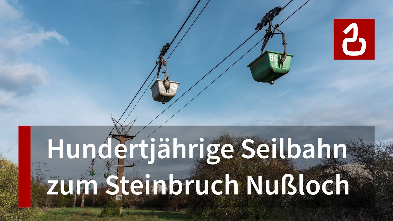 Materialseilbahn Leimen - Nußloch | Abschied von einem 100-jährigen Denkmal der Seilbahngeschichte