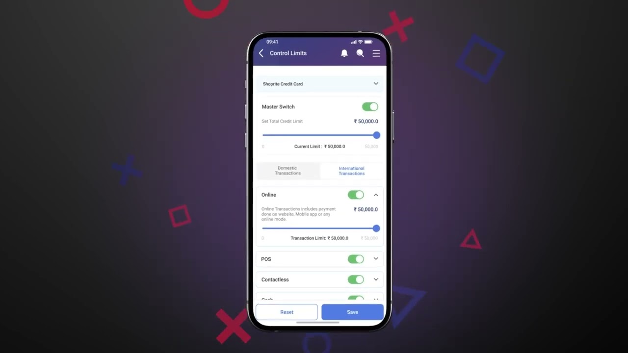 Manage Your RBL Bank Credit Card Settings