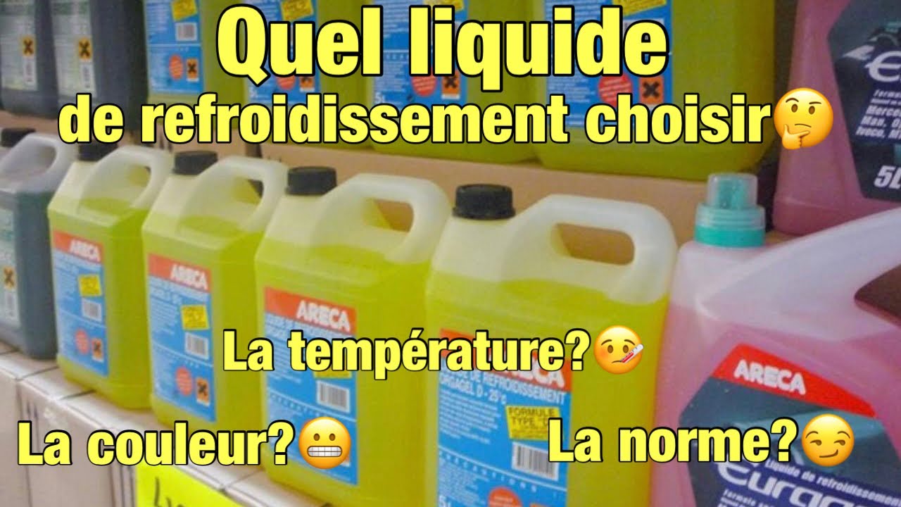 Quel liquide de refroidissement choisir?! Rose, Vert, Orange?! Vous allez tous savoir✅