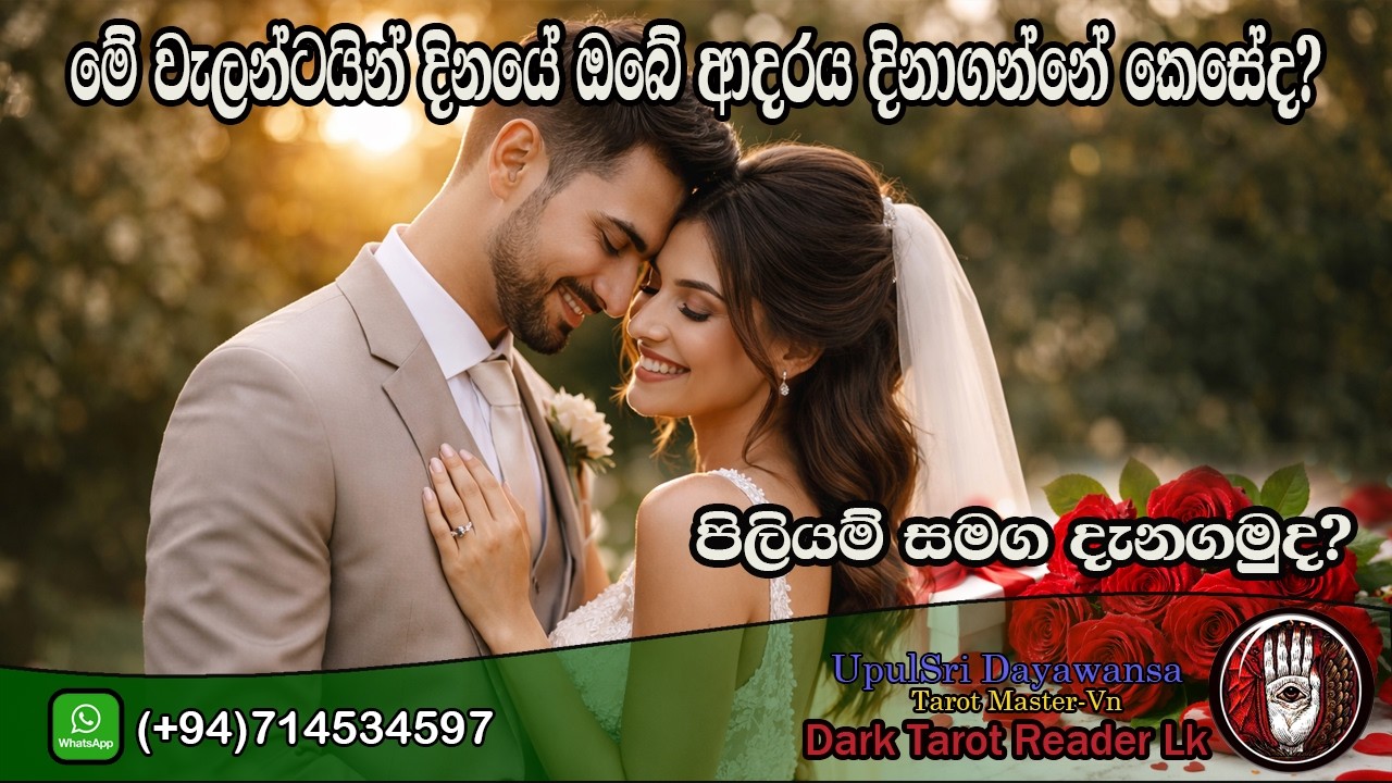 මේ වැලන්ටයින් දිනයේ ඔබේ ආදරය දිනාගන්නේ කෙසේද? පිලියම් සමග දැනගමුද?|Sinhala|#tarotreading #tarot