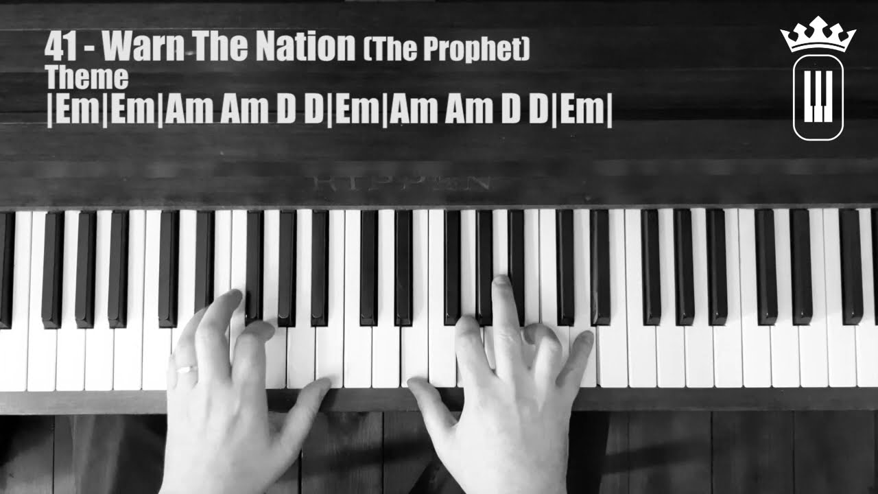Krone - Classic Reggae riddim on Piano - Year 02 - Riddim 41 to 52 (with Chords)