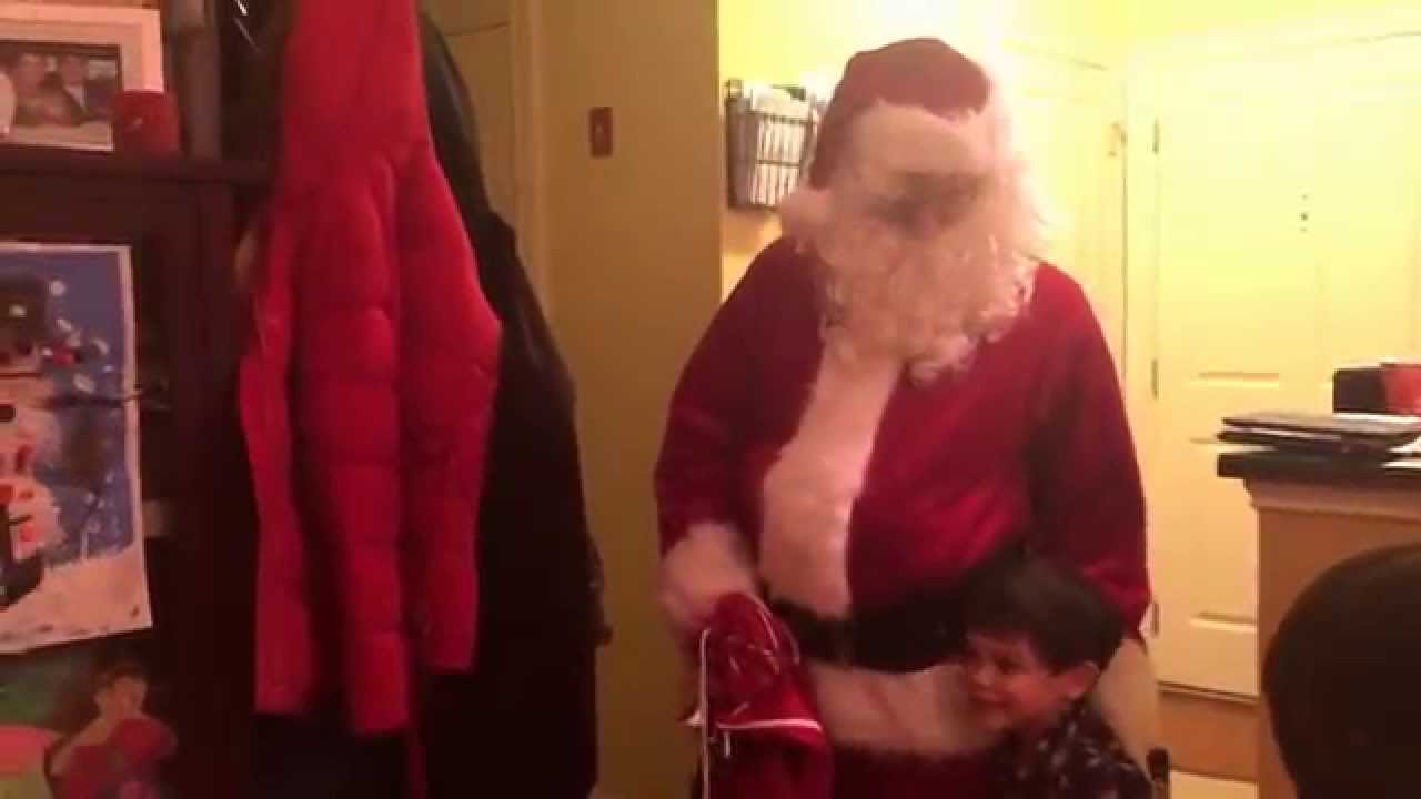 Christmas Eve 2014 - Santa visits