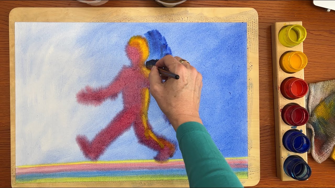 Waldorf Painting - GRADE 5 - Gilgamesh Searches for Immortality