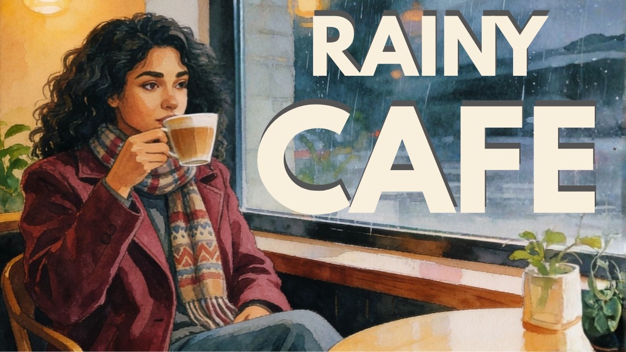 Cozytelling – Rainy Café Refuge ☕ | 2H LoFi Hip Hop & Jazzhop for Study, Relax & Chill