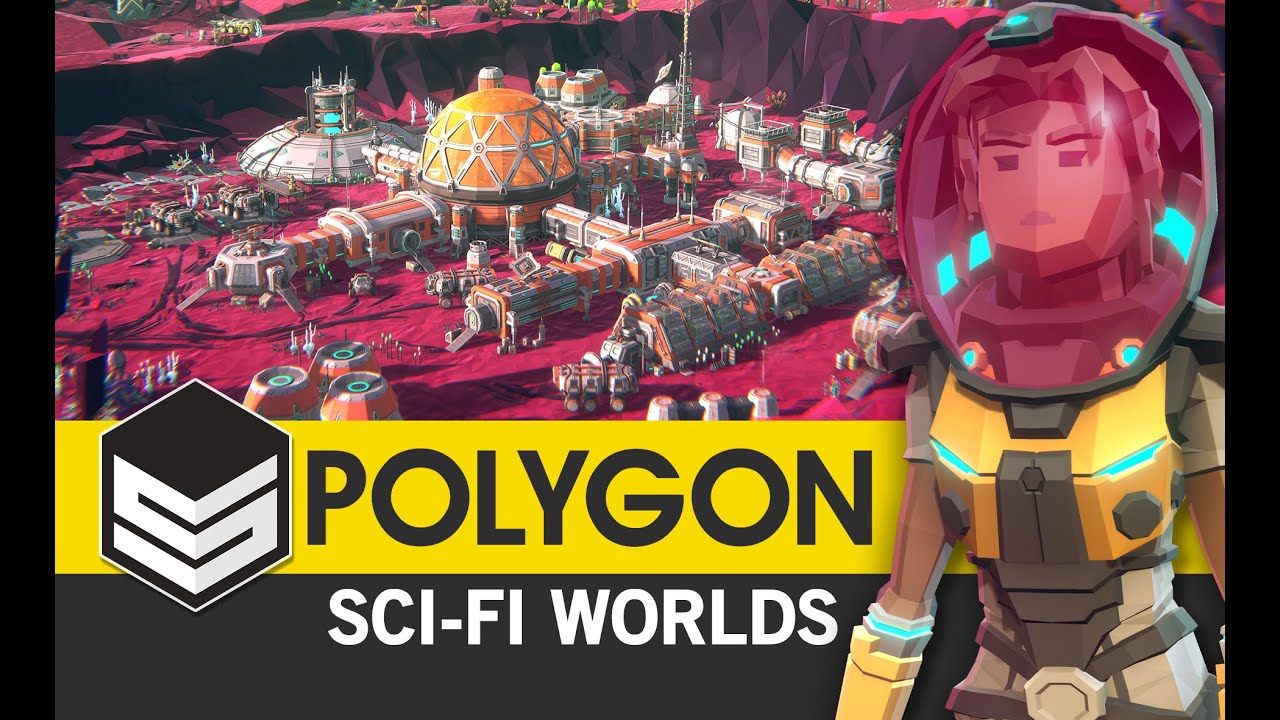 Polygon Sci-fi Worlds - (Trailer) 3D Low Poly Art for Games by #SyntyStudios