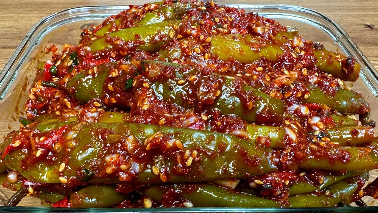 [고추장아찌 무침] 고추를 이렇게 삭혀서 무쳐보세요 ✔ 이거 정말 최고의 밥반찬입니다