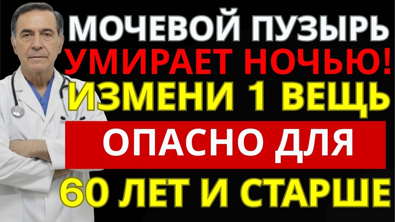 Ночной подъём 4 раза — это НЕ возраст! Переучи мочевой пузырь и верни спокойный сон | ЗДОРОВЬЕ ДАРОМ