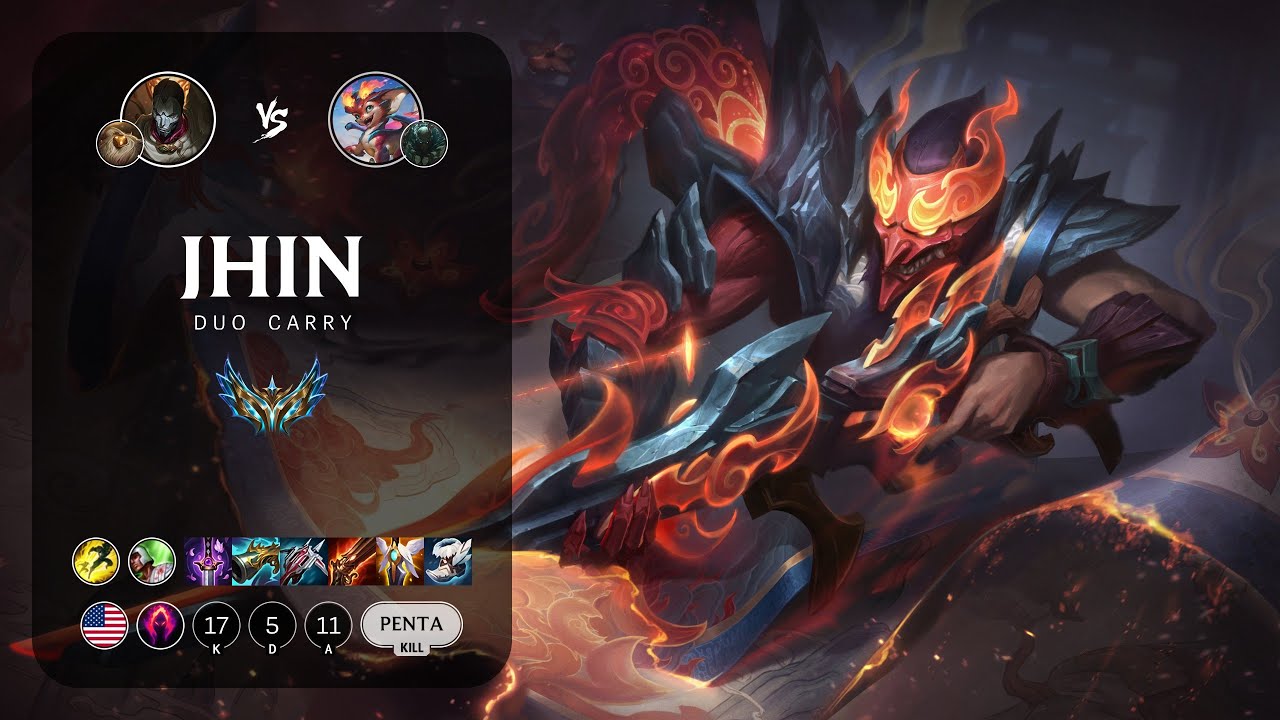 Jhin ADC vs Smolder - NA Challenger Patch 14.3