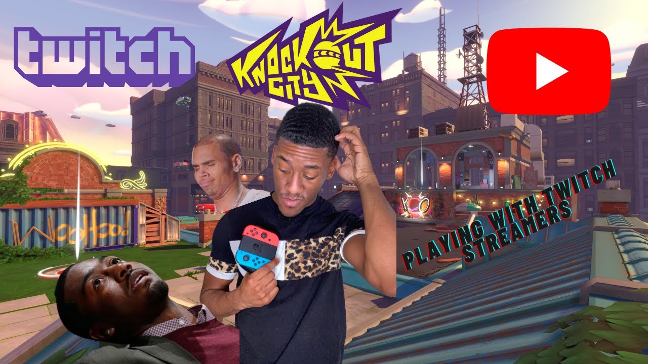 LET'S PLAY WITH TWITCH STREAMERS | KNOCKOUT CITY