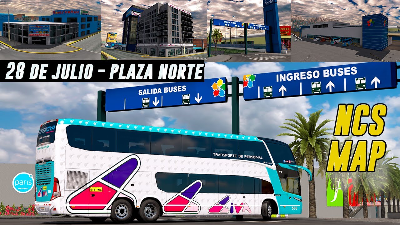 NCS MAP / 28 De Julio - Plaza Norte  / NEW G7 1800 DD /  ETS 2 1.39