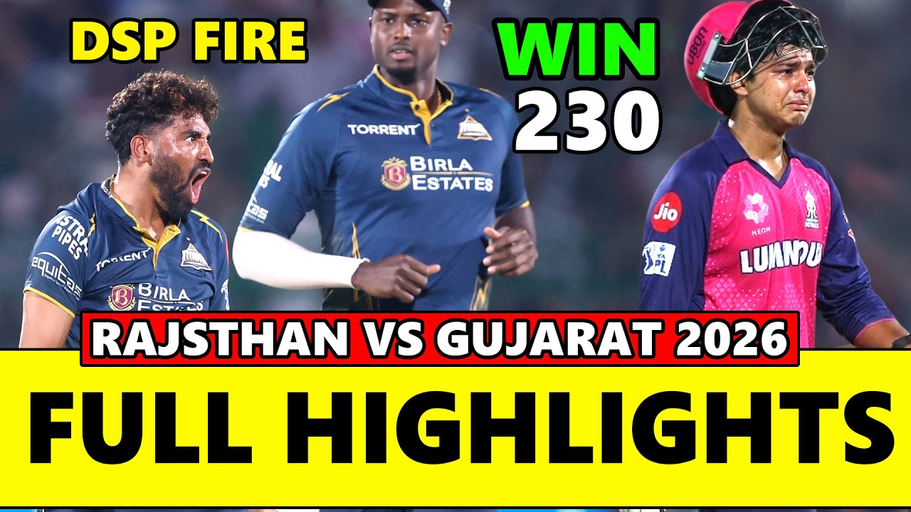 Full Highlights | Gujarat Titans vs Rajasthan Royals IPL Match 51st 2026