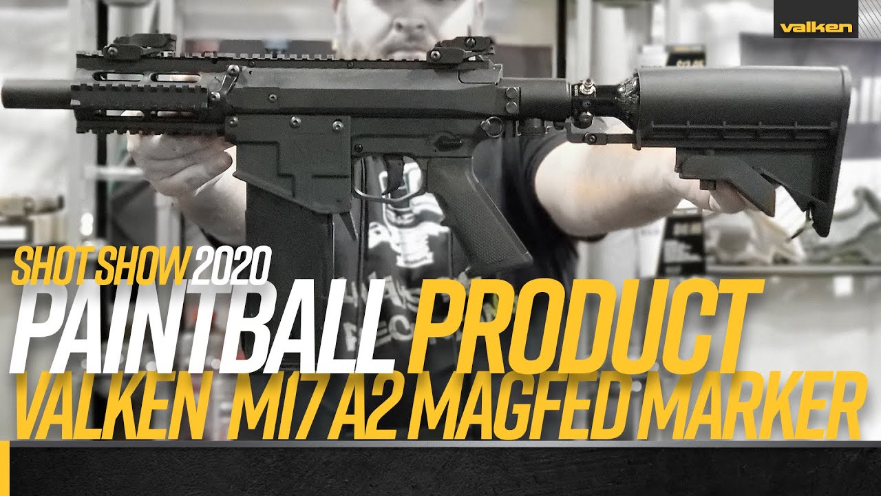 VALKEN M17 A2 MAGFED PAINTBALL MARKER - Shot Show 2020