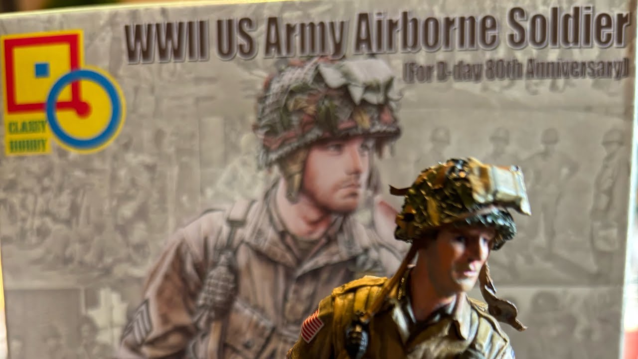 Classy Hobby WW2 US Army Airborne Soldier 1/16 scale build.