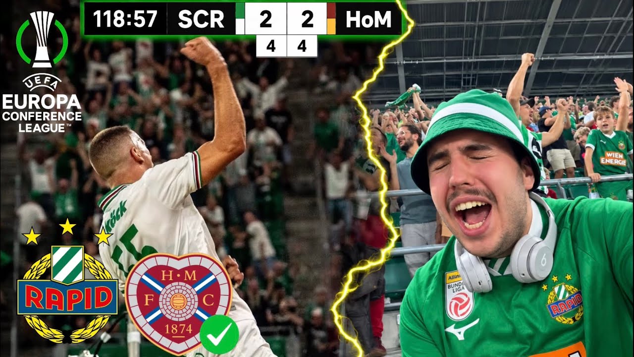 LAST MINUTE TOR REICHT NICHT F&Uuml;R EUROPAPOKAL / Rapid wien vs Hearts of Midlothian