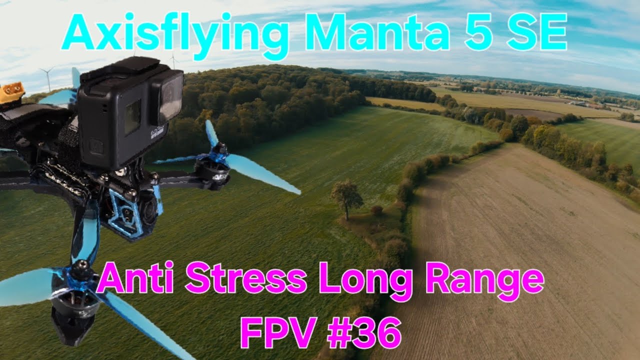 FPV Drone Flight - Axisflying Manta 5 SE - GoPro  7 - over forests and through valleys but smooth