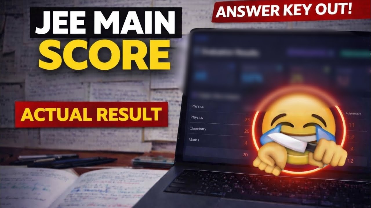  JEE Main Answer Key Out | This Is My REAL Score 😳
