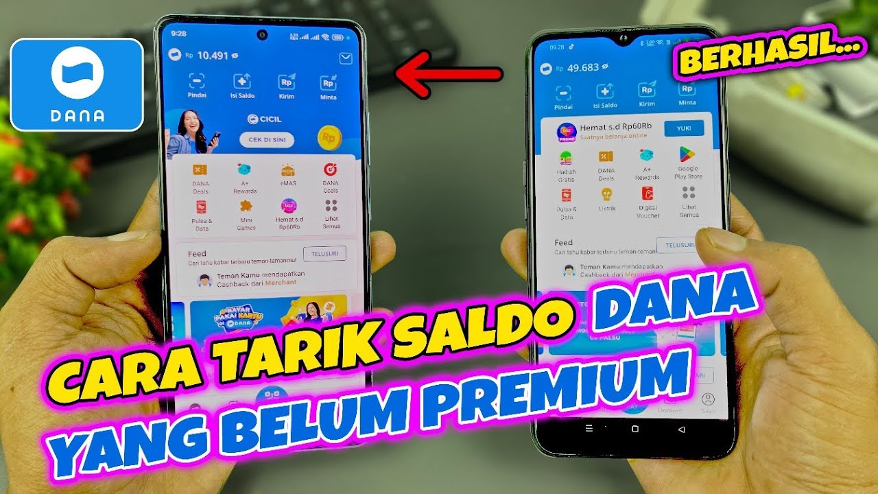 Cara Tarik Saldo Dana Yang Belum Premium Terbaru