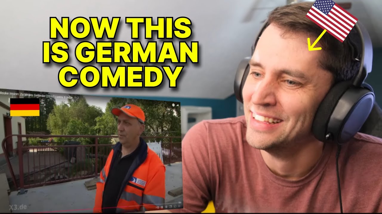 American reacts to Realer Irrsinn: Zu langes Geländer