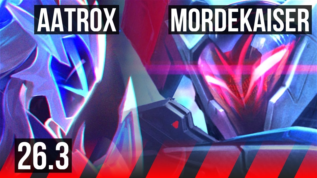 AATROX vs MORDEKAISER (TOP) | EUW Master | 26.3