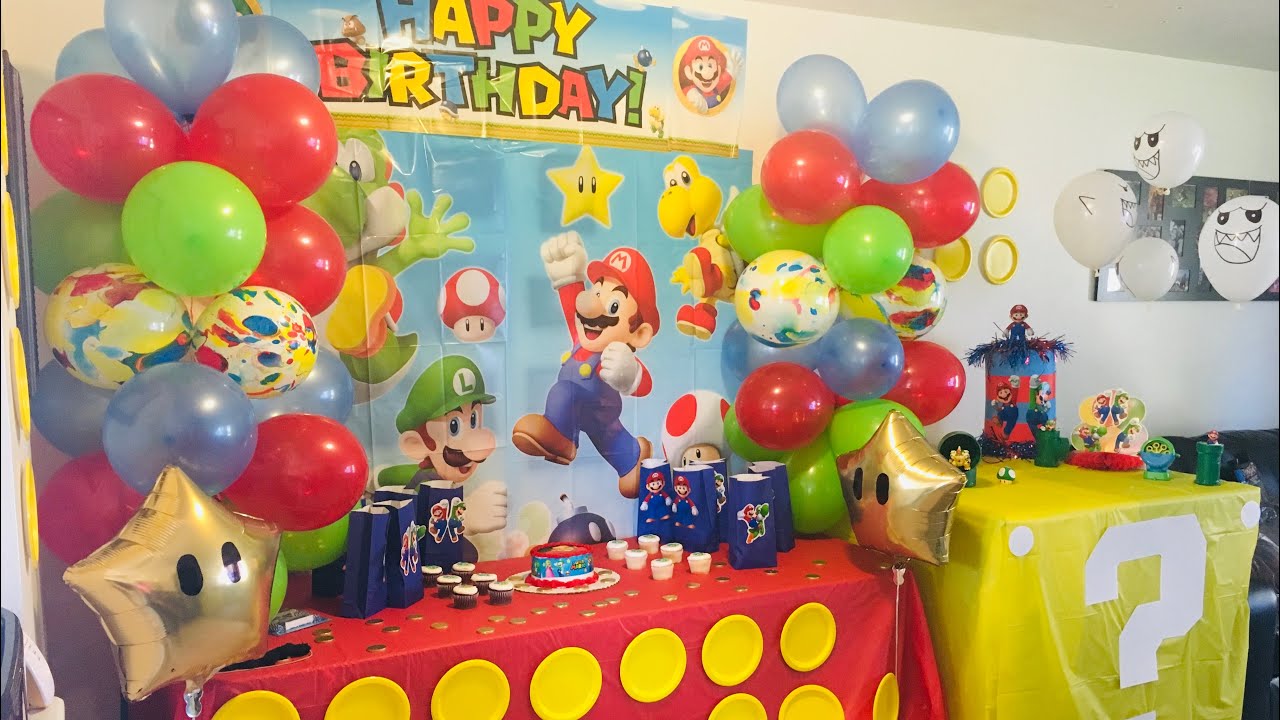 Cumpleaños Mario Bros