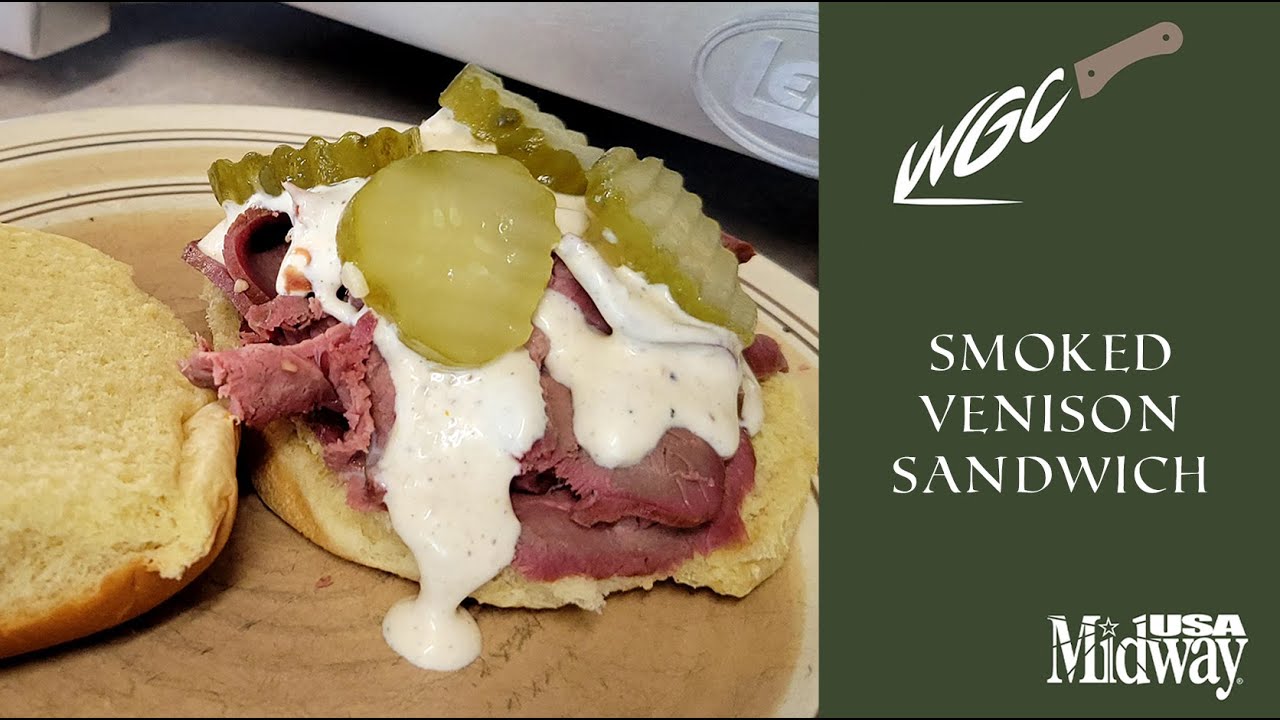 Smoked Venison Sandwich Recipe | Wild Game Cook